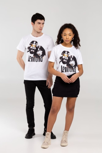 Изображение №10 | Футболка «Меламед. John Lennon, Yoko Ono», белая, размер S