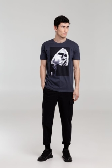 Изображение №4 | Футболка «Меламед. Kurt Cobain», темно-серая, размер S