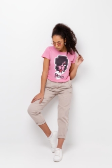 Изображение №7 | Футболка женская «Меламед. Prince», розовая, размер S