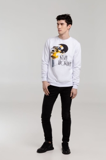 Изображение №5 | Толстовка «Меламед. Stevie Wonder», белая, размер XS