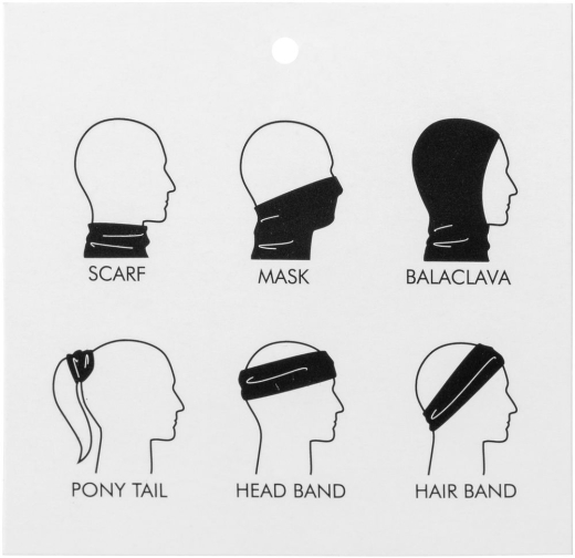 Изображение №3 | Многофункциональная бандана Bolt, белая