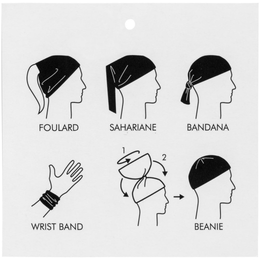 Изображение №4 | Многофункциональная бандана Bolt, белая