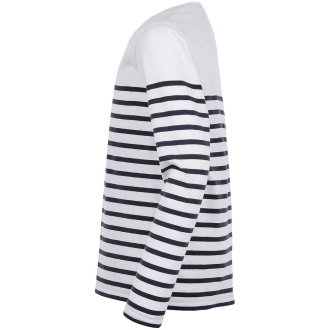 Изображение №3 | Футболка детская с длинным рукавом Matelot LSL Kids, белая с темно-синим, на рост 96-104 см (4 года)