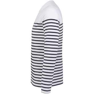 Изображение №3 | Футболка мужская с длинным рукавом Matelot LSL Men, белая с темно-синим, размер S