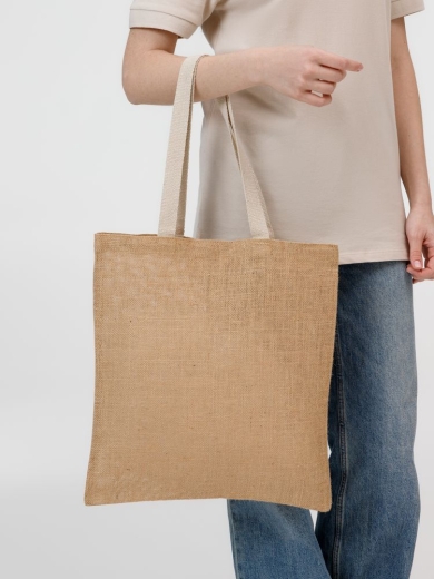 Изображение №8 | Холщовая сумка на плечо Juhu, неокрашенная