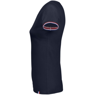 Изображение №3 | Футболка женская Rainbow Women, темно-синяя с ярко-синим, размер S