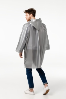 Изображение №7 | Дождевик-плащ CloudTime, серебристый