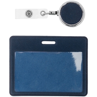 Изображение №2 | Чехол для карточки с ретрактором Devon, синий