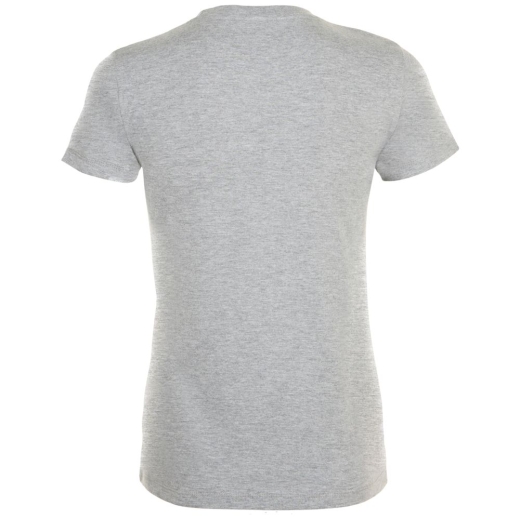 Изображение №3 | Футболка женская «Ты у меня вот здесь», серый меланж, размер M