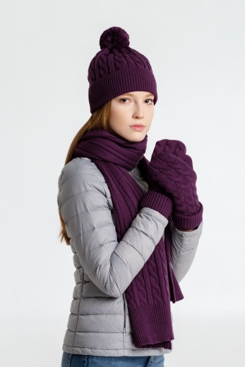 Изображение №6 | Шапка Heat Trick, баклажановая