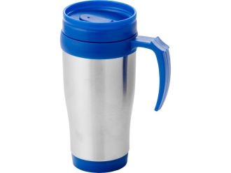 Изображение №1 | Термокружка «Sanibel» (серебристый/синий)