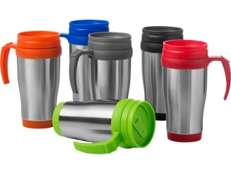 Изображение №4 | Термокружка «Sanibel» (серебристый/синий)