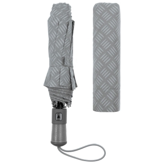 Изображение №4 | Зонт складной Hard Work, серый