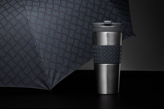 Изображение №6 | Зонт складной Hard Work, серый