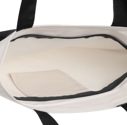 Изображение №4 | Сумка для покупок на молнии Shopaholic Zip, неокрашенная с черным