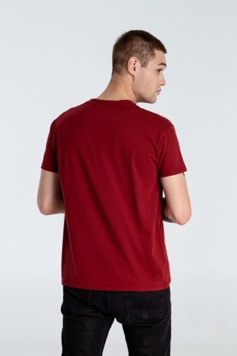 Изображение №9 | Футболка A God is High, гранатово-красная, размер S