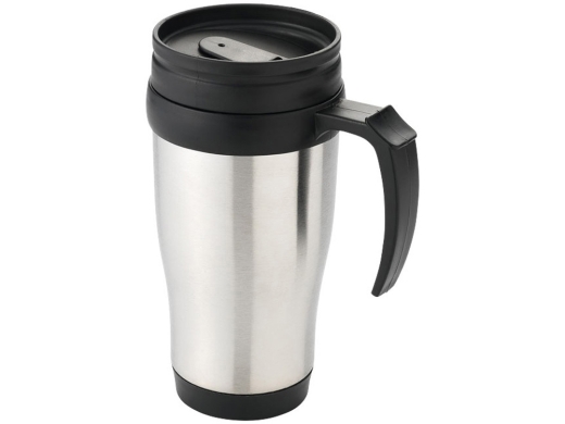 Изображение №1 | Термокружка «Sanibel» (серебристый/черный)