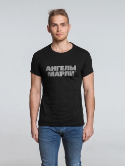 Изображение №1 | Футболка «Ангелы марли», черная, размер S