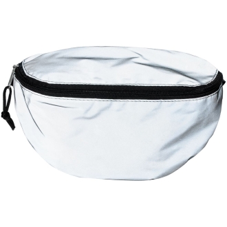 Изображение №3 | Поясная сумка Manifest из светоотражающей ткани, серая