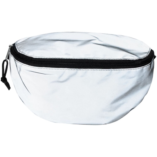 Изображение №3 | Поясная сумка Manifest из светоотражающей ткани, серая