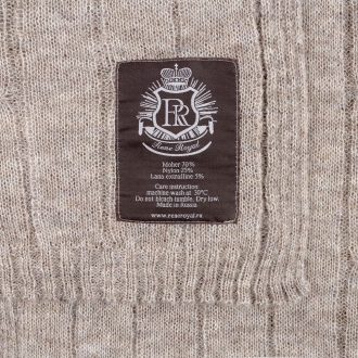 Изображение №4 | Плед Grasse, бежево-серый