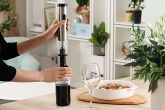 Изображение №5 | Электрический штопор с ножом для фольги Avanti, серебристый