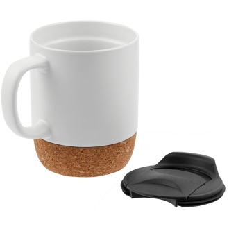 Изображение №3 | Кружка с пробковой подставкой Corky Walk, белая