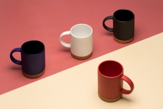 Изображение №3 | Кружка с пробковой подставкой Corky, белая