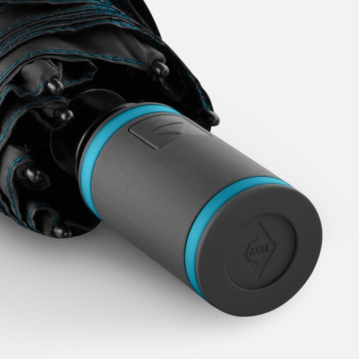 Изображение №7 | Зонт складной AOC Mini с цветными спицами, бирюзовый