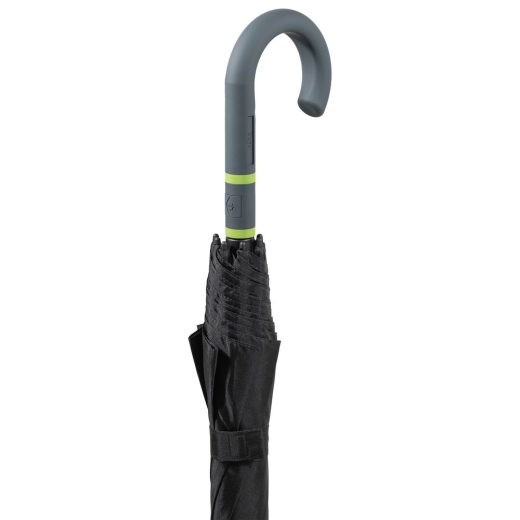 Изображение №6 | Зонт-трость с цветными спицами Color Style, зеленое яблоко, с серой ручкой