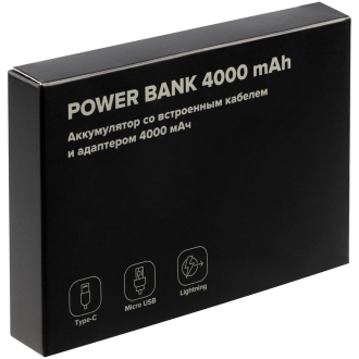 Изображение №11 | Внешний аккумулятор Easy Trick Comfort 4000 мАч, черный