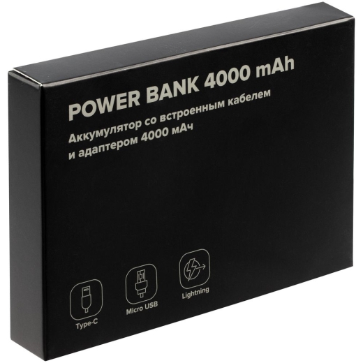 Изображение №11 | Внешний аккумулятор Easy Trick Comfort 4000 мАч, черный