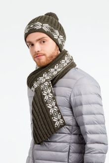 Изображение №6 | Шарф Eira, бордовый