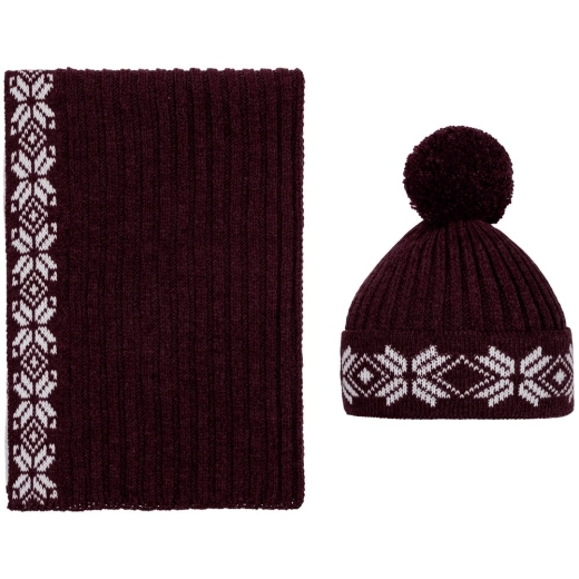 Изображение №5 | Шарф Eira, бордовый