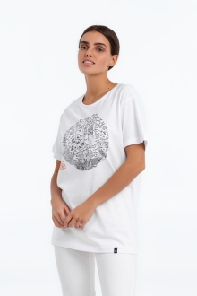 Изображение №6 | Футболка «Качели», белая, размер S