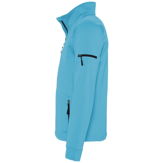 Изображение №3 | Куртка флисовая мужская New look men 250 бирюзовая, размер S
