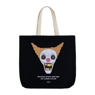 Изображение №2 | Холщовая сумка «Цирк» с внутренним карманом, черная