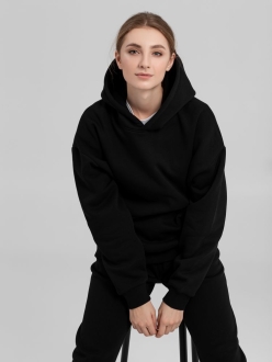 Изображение №7 | Худи Kulonga Oversize, черное, размер XS/S