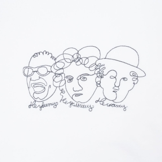 Изображение №4 | Свитшот «Три автора», белый, размер M