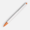 Изображение №2 | Ручка шариковая Tick, белая с оранжевым