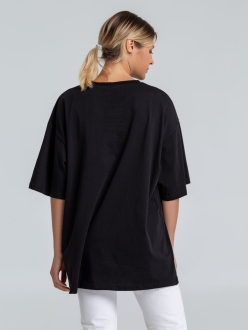 Изображение №7 | Футболка оверсайз «Чистая соль», черная, размер XS/S (44-46)