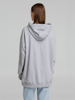 Изображение №9 | Худи оверсайз «Чистая соль», серый меланж, размер XS/S (44-46)