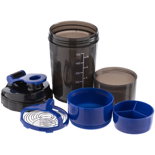 Изображение №2 | Спортивный шейкер Tonus, черно-синий