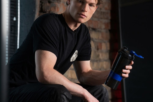 Изображение №9 | Спортивный шейкер Tonus, черно-синий