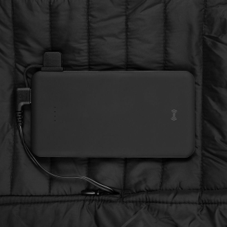 Изображение №10 | Куртка с подогревом Thermalli Meribell черная, размер S