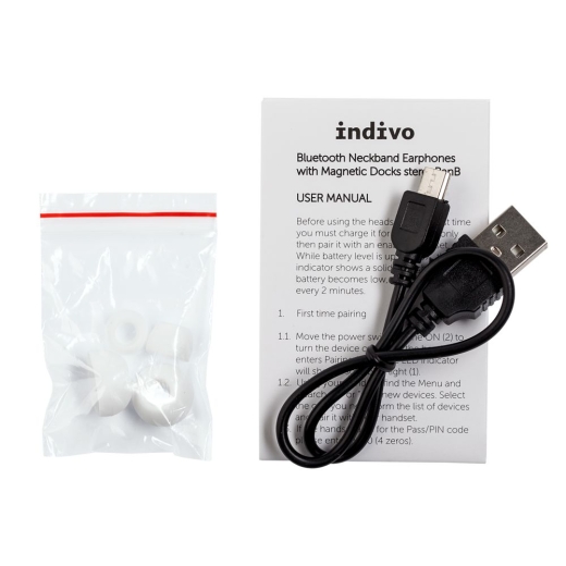 Изображение №4 | Bluetooth наушники stereoBand, ver.2, белые