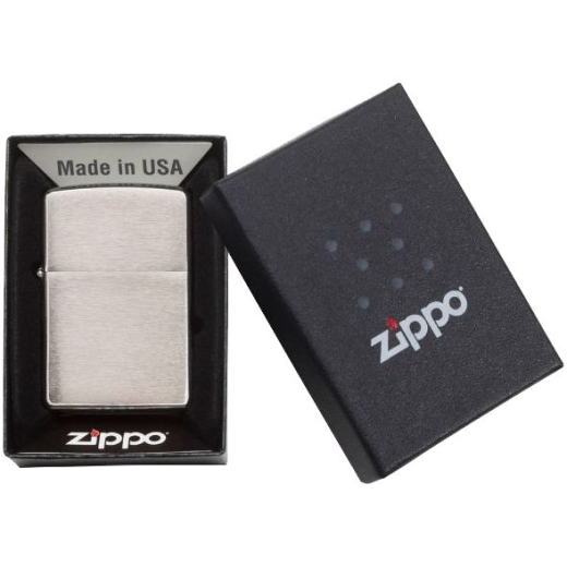 Изображение №5 | Зажигалка Zippo Armor Brushed, матовая серебристая