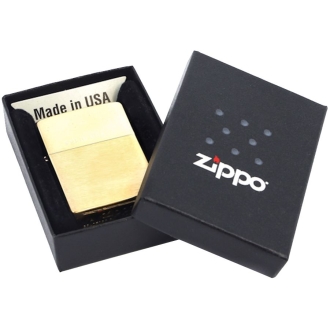 Изображение №3 | Зажигалка Zippo Classic Brushed, золотистая