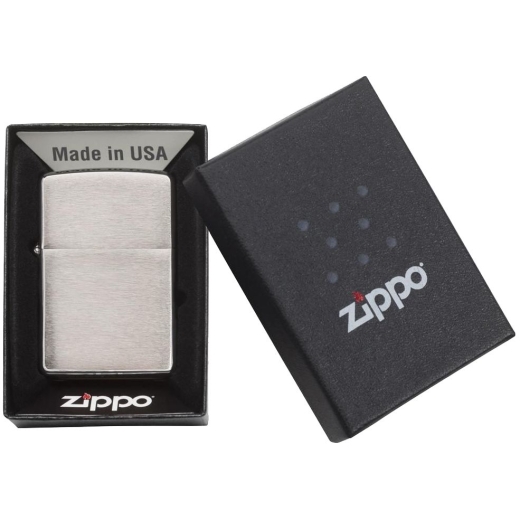 Изображение №2 | Зажигалка Zippo Classic Brushed, серебристая