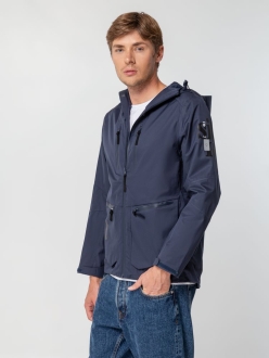 Изображение №15 | Куртка унисекс Kokon темно-синяя, размер M